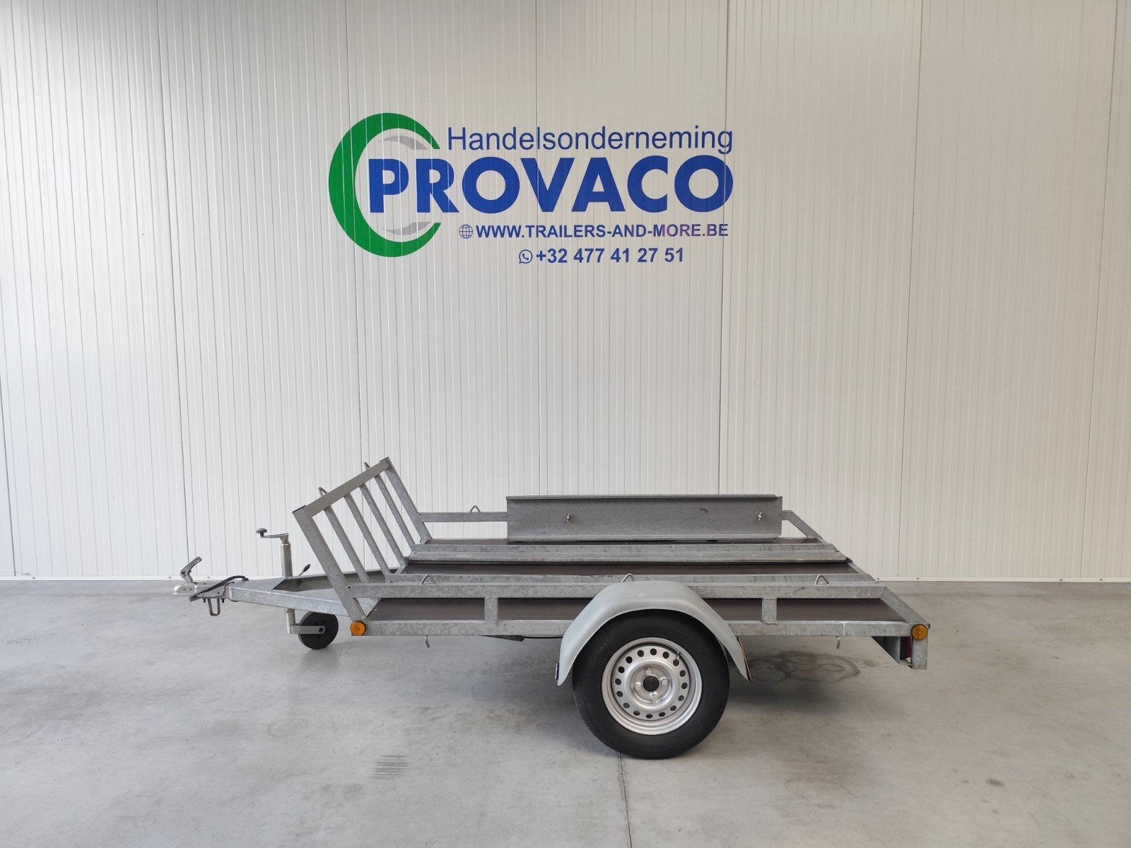 motortrailer voor 1 en/of 2 motoren, Motoren, Ophalen