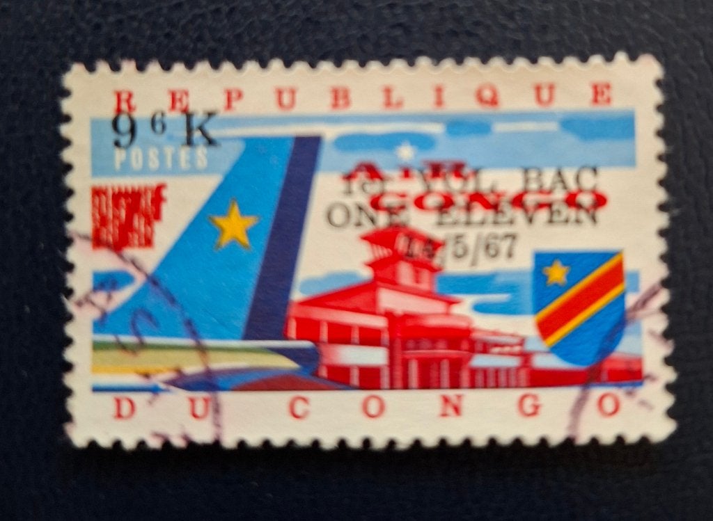Timbre OBP 657 de la République démocratique du Congo, Enlèvement ou Envoi, Affranchi