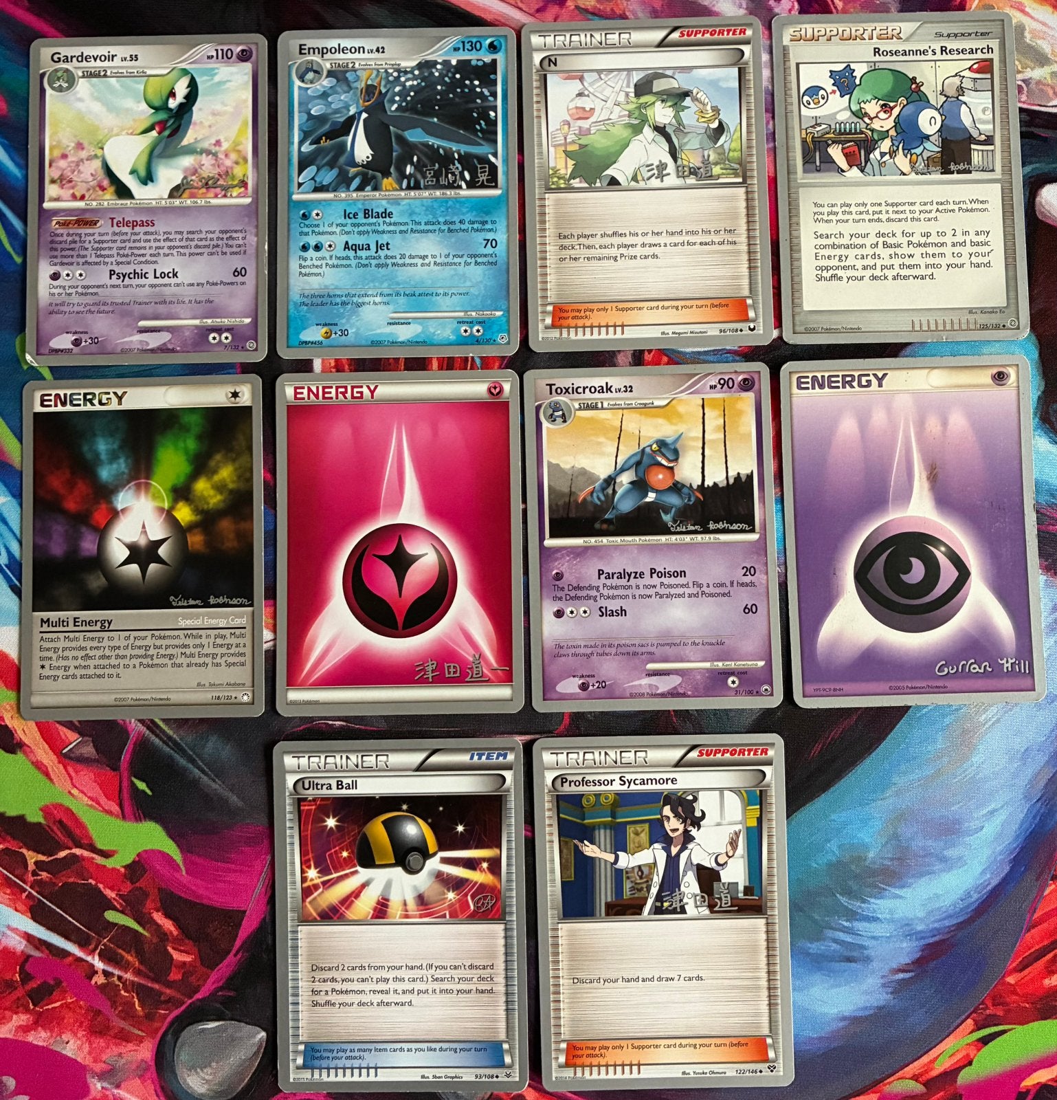 Pokémon World Championships kaarten – 10 stuks, Ophalen of Verzenden, Gebruikt, Meerdere kaarten