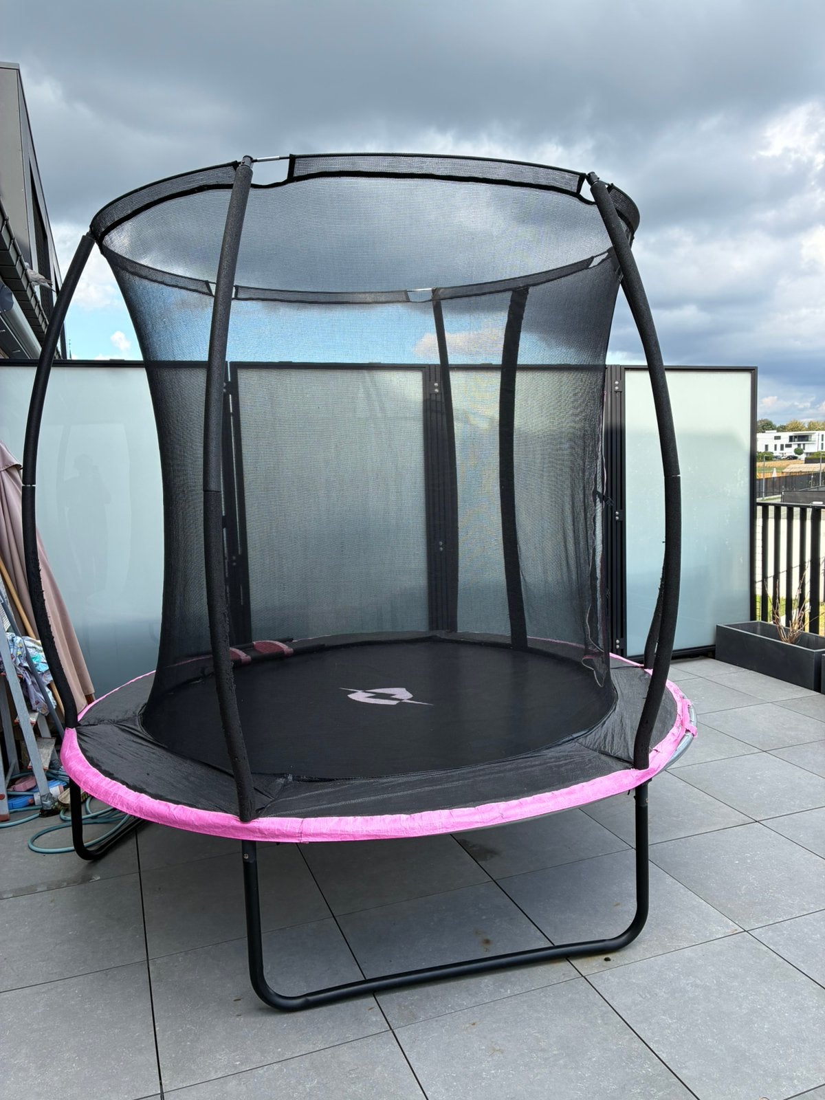Trampoline Ø 305 cm avec filet, Enlèvement, Utilisé