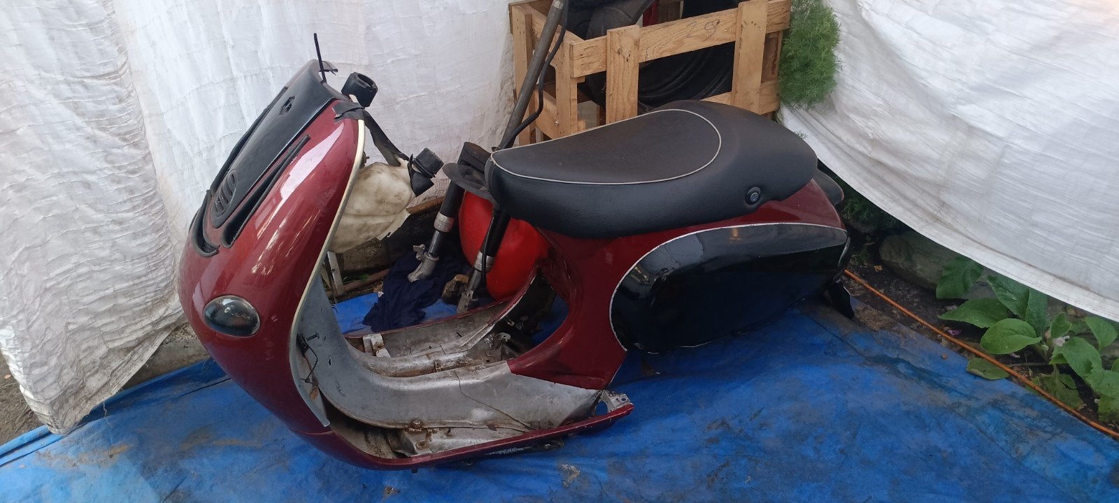 Piaggio Vespa et4 a1 papieren zonder blok, Vélos & Vélomoteurs, Enlèvement