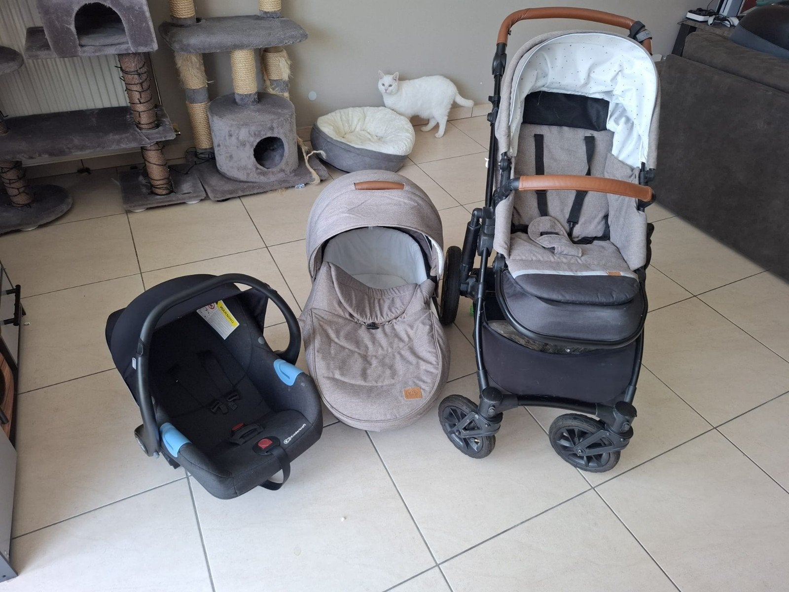 Kinderkracht 3-in-1 meegroei buggy, Kinderen en Baby's, Kinderwagens en Combinaties, Zo goed als nieuw, Luchtbanden, Ophalen, Kinderwagen