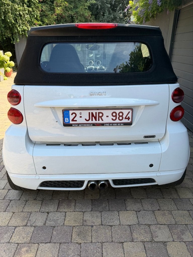 Smart Brabus, Auto's, Automaat, Achterwielaandrijving, Zwart, Cabriolet