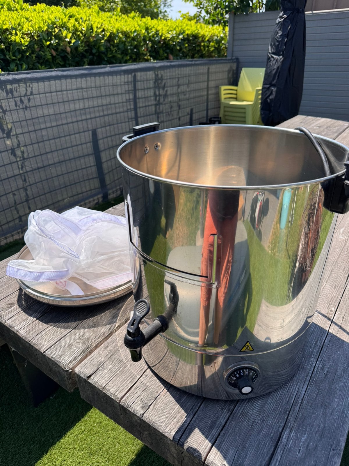 Brouwketel bier brouwen, Ophalen, Zo goed als nieuw