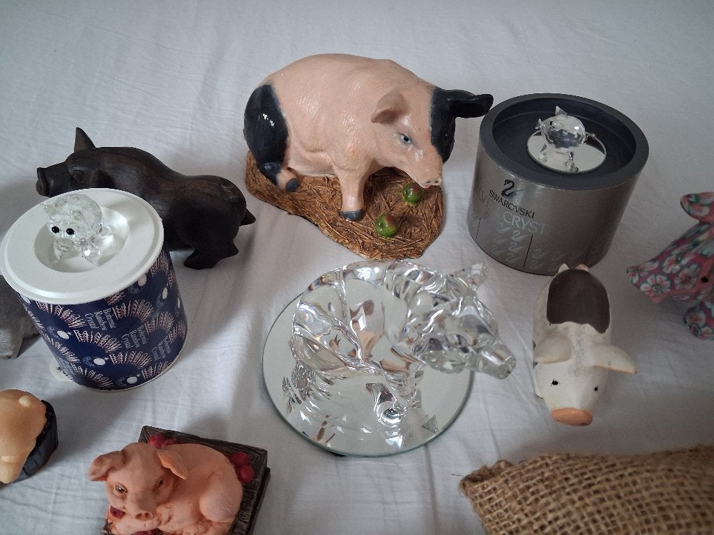 Swarovski Varkens, Ophalen, Zo goed als nieuw, Figuurtje