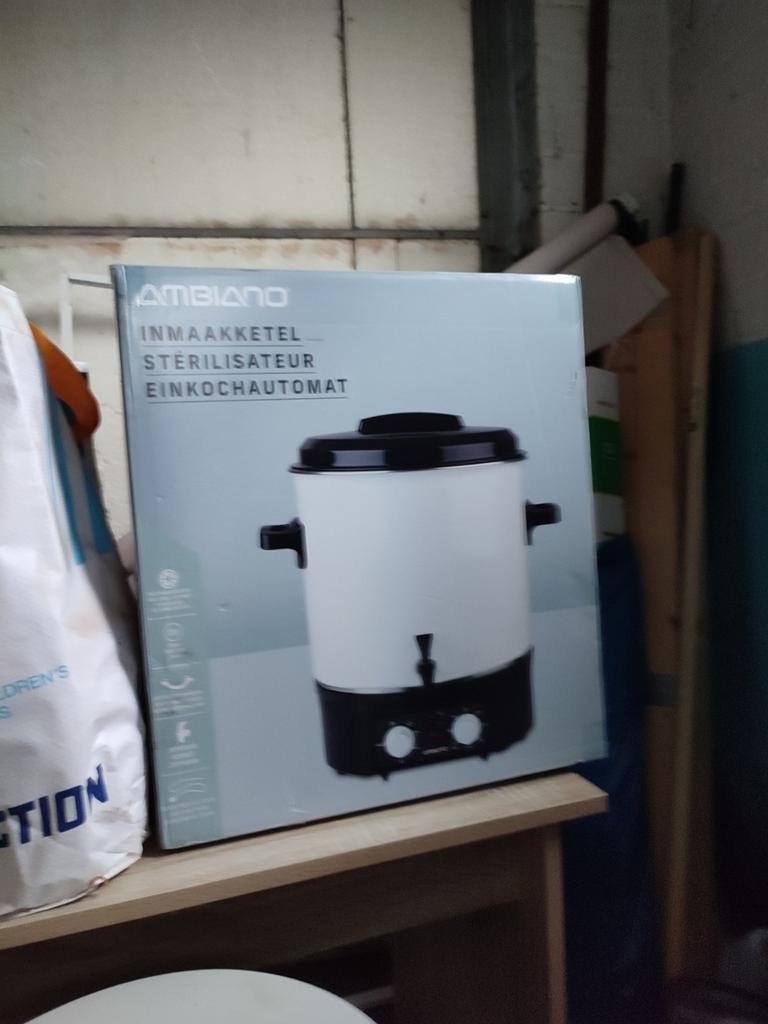 Inmaakketel, nog nieuw, Ophalen