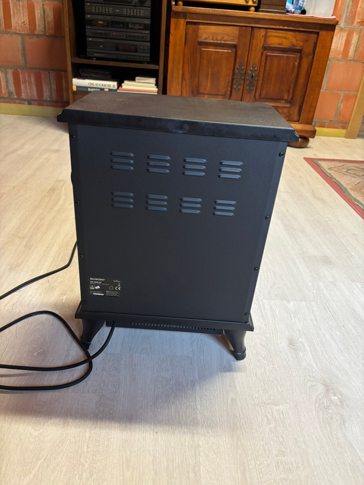 Electrische kachel, Huis en Inrichting, Kachels, Ophalen, Overige soorten, Elektrisch, Zo goed als nieuw