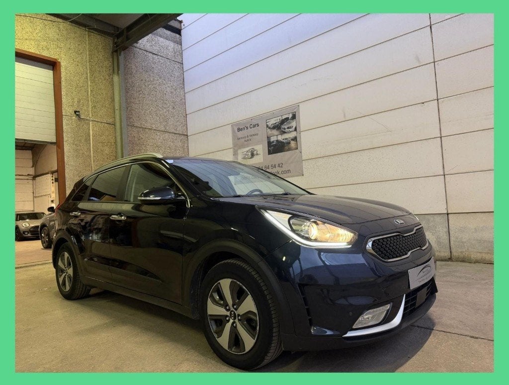 Kia Niro Fusion 1.6 GDI HEV Hybride DCT Automaat, Auto's, Kia, Automaat, Dealer onderhouden, 88 g/km, Blauw