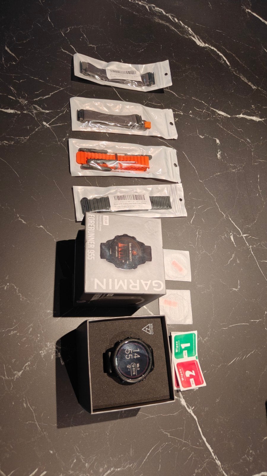 Garmin Forerunner 955 Solar, Enlèvement