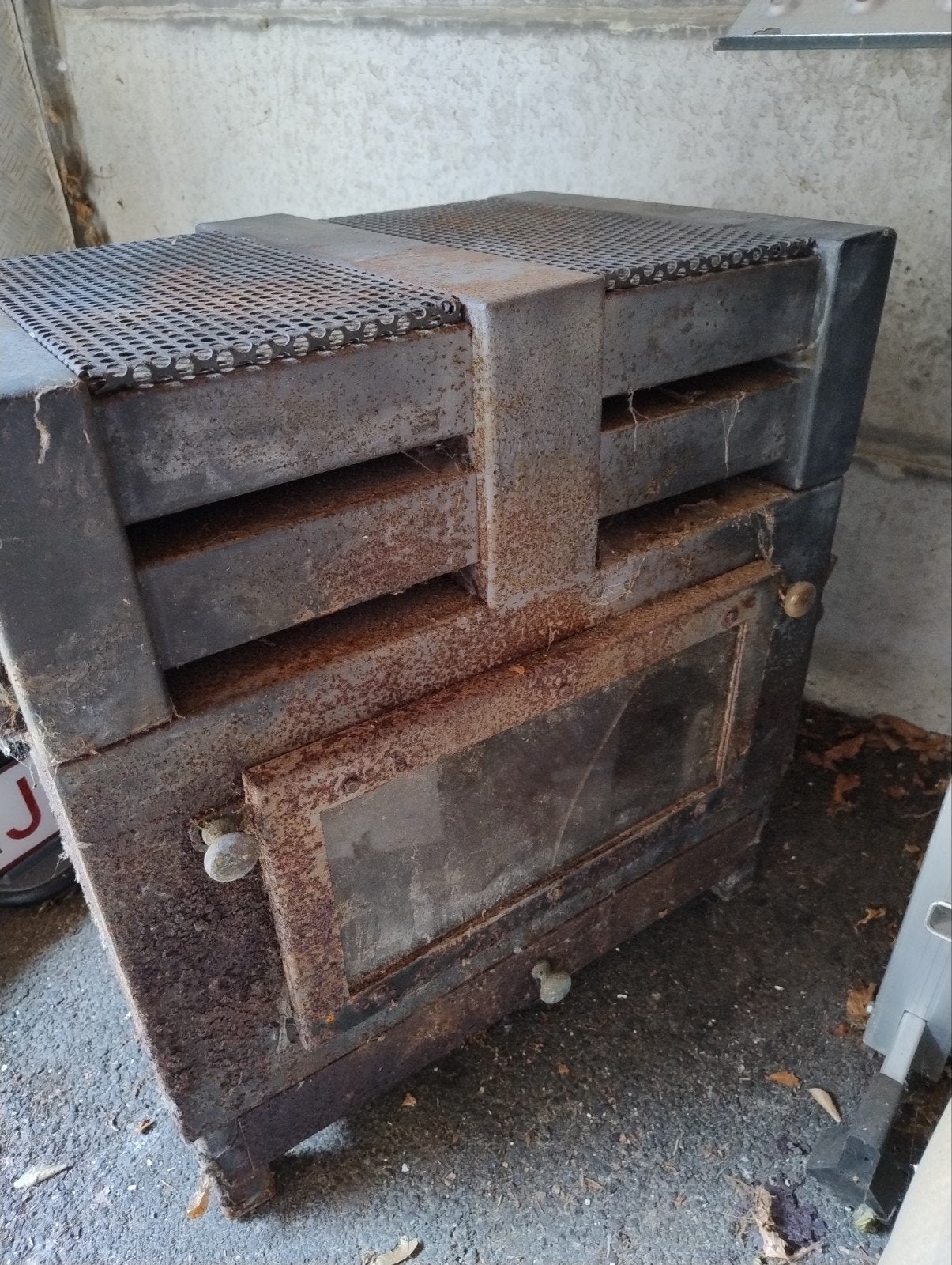 houtkachel, Maison & Meubles, Poêles, Enlèvement, Utilisé, Bois, Autoportant