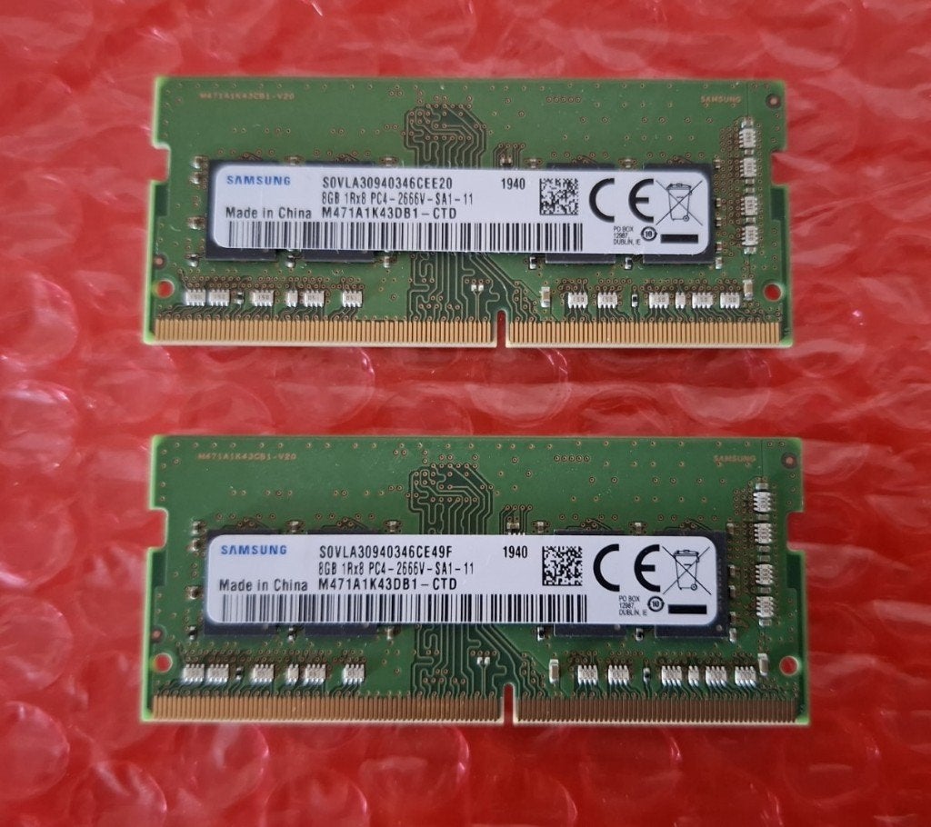 16gb SODIMM kit 3200/2666/2400/2133 (2x8gb) of los per stuk., Computers en Software, RAM geheugen, DDR4, Info@retrogamed.be, RetroGamed