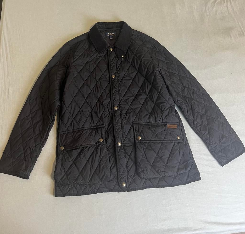 Polo Ralph Lauren Jas / Quilted Jacket - Maat L, Maat 52/54 (L), Zwart, 24 route de la Galaise, 1228 Plan Les-Quates, Zwitserland