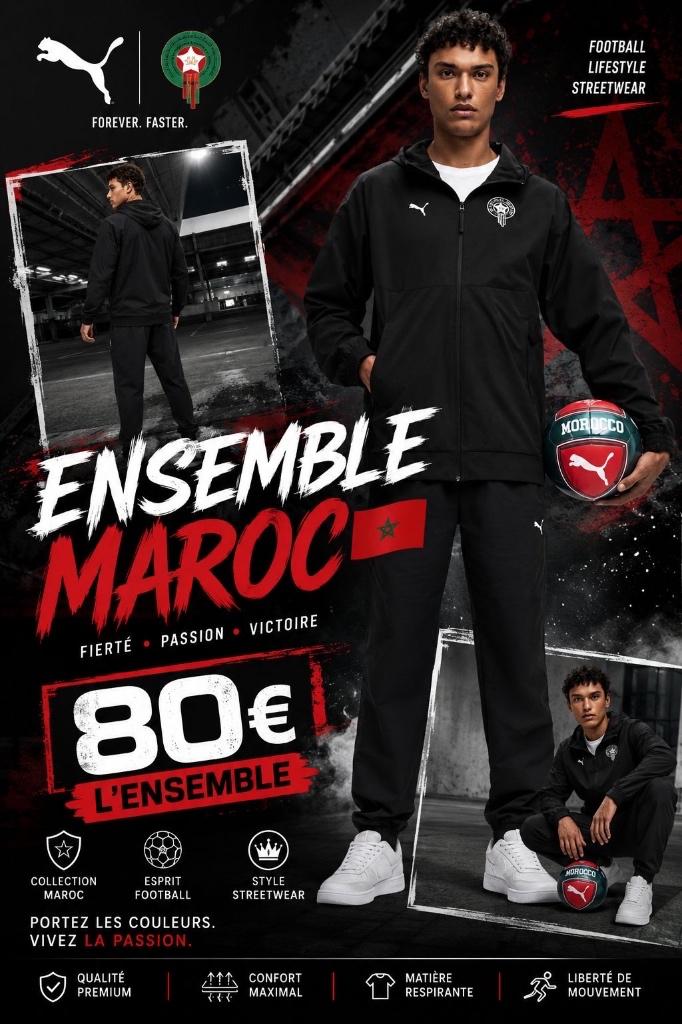 Survetement Maroc 2026, Enlèvement, Neuf, Survêtement