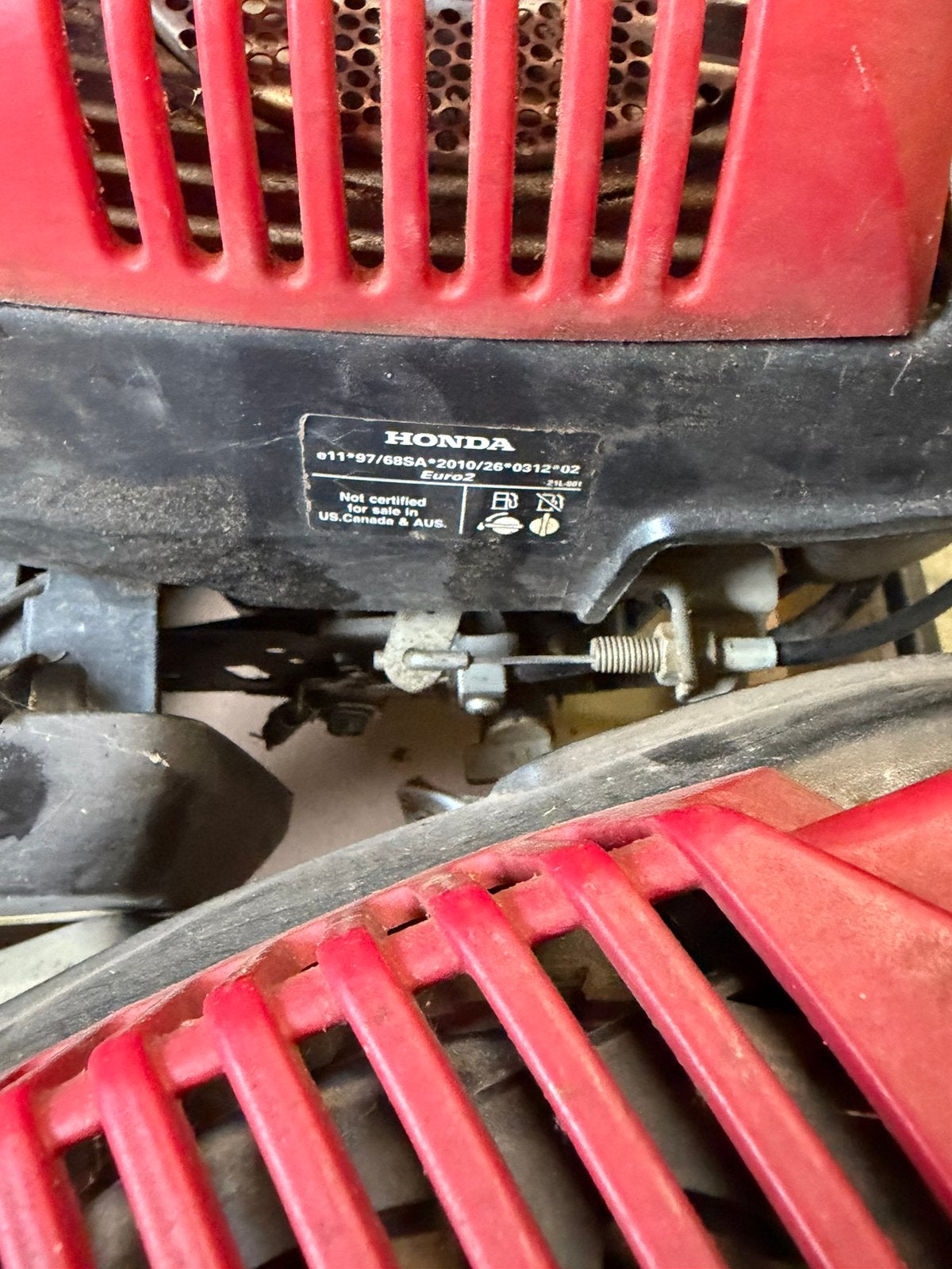 2 x honda motor voor grasmachine, Enlèvement, Utilisé