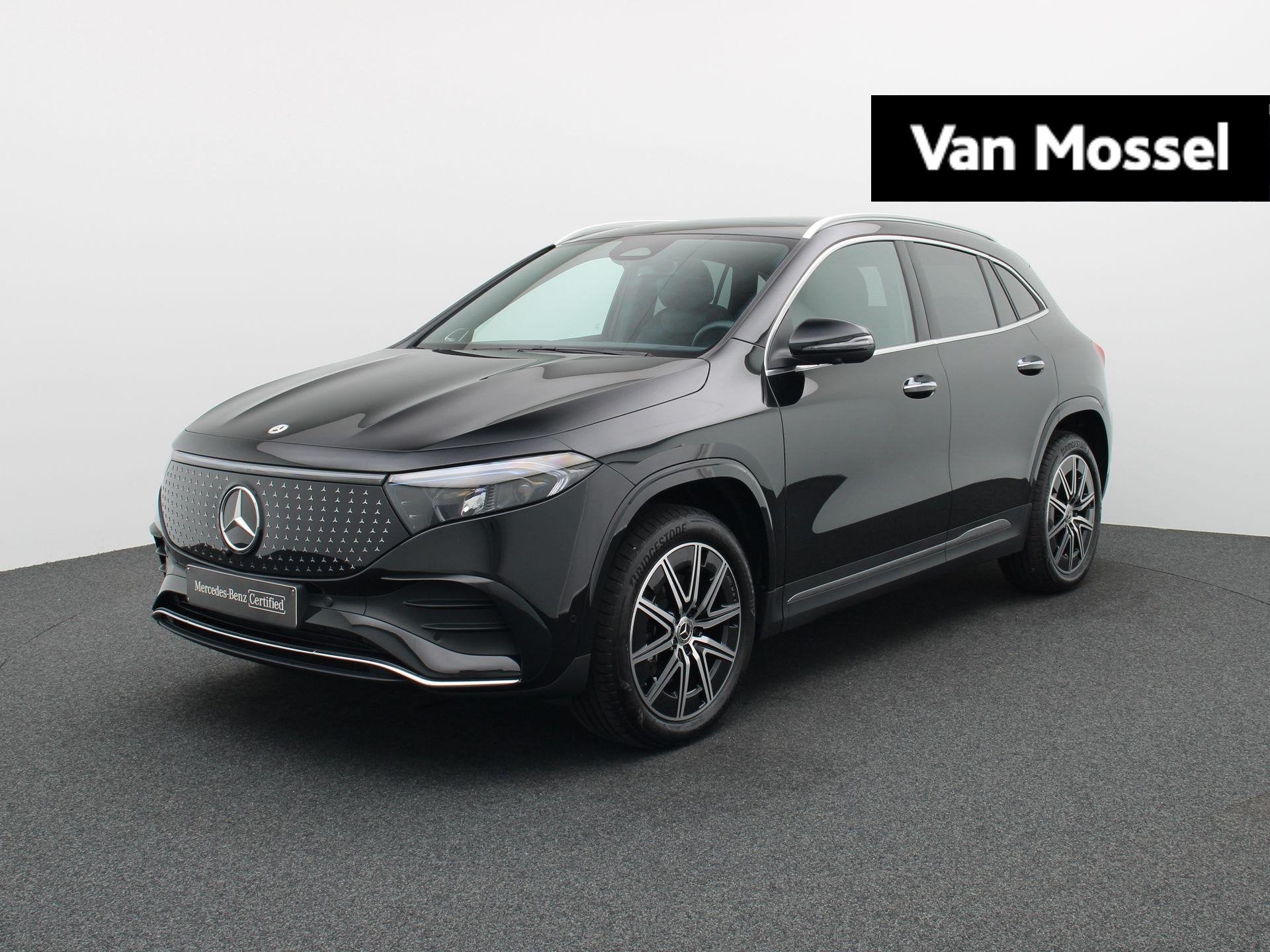 Mercedes-Benz EQA 250+ Star Edition + PANO DAK + BURMESTER +, 71 kWh, 435 min, Zwart, 5 zetels