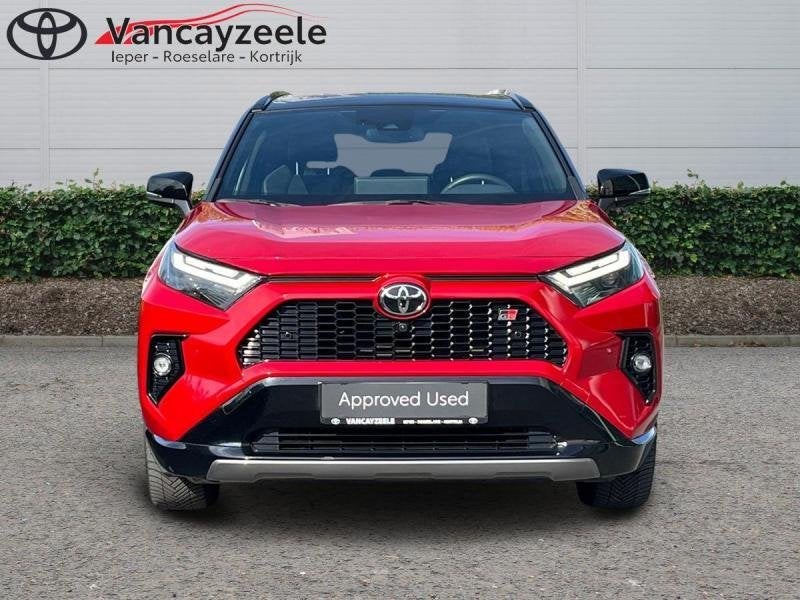 Toyota RAV-4 GR Sport 4X4+afneembare trekhaak+360cam+gps+s, Autos, Rouge, Achat, Noir, 5 portes