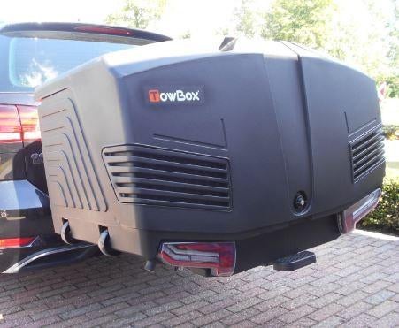 Trekhaak V3 zwarte bagagebox voor verhuur, Ophalen of Verzenden, Zo goed als nieuw