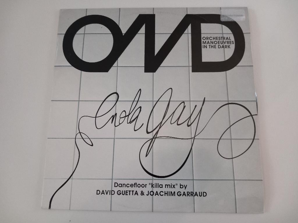 Vinyle 12" OMD Enola Gay David Guetta New Wave Dance Techno, CD & DVD, Enlèvement ou Envoi, 12 pouces, Dance populaire