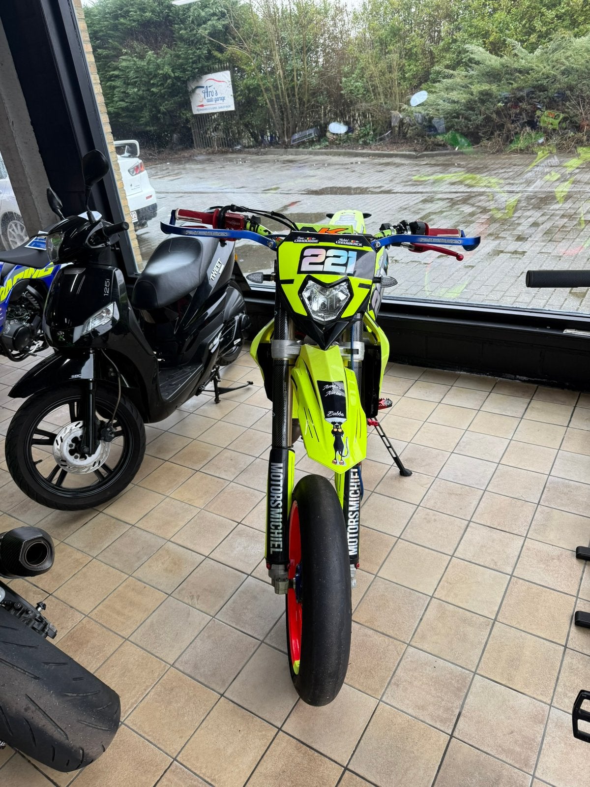 Honda crf 450, Ophalen