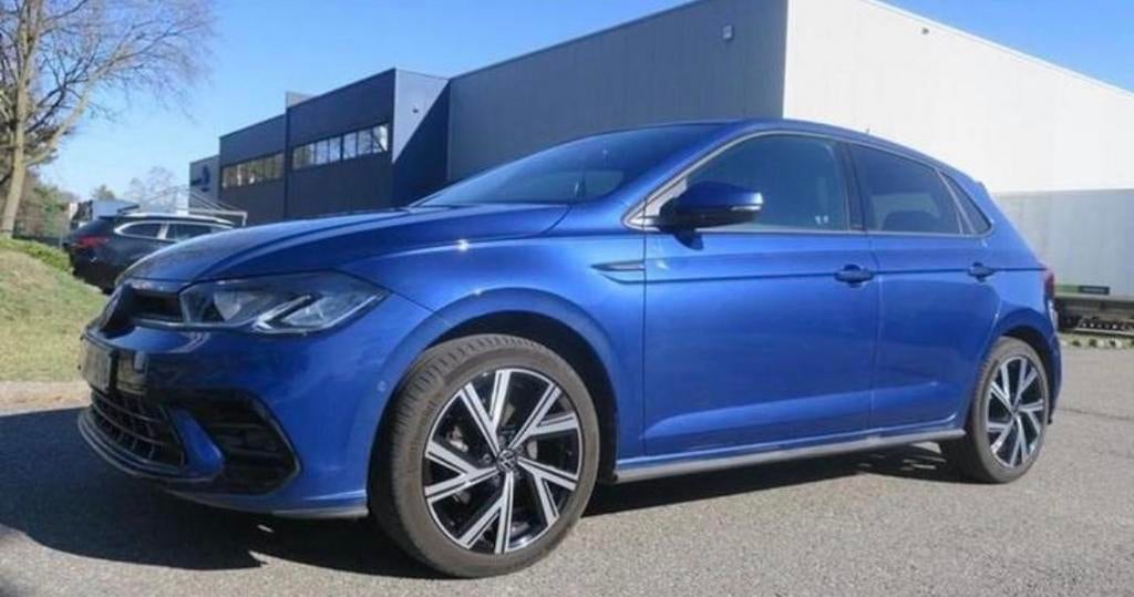 Vw polo Rline, Automaat, Stof, Blauw, 5 deurs