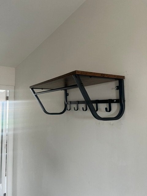 Wandkapstok, Huis en Inrichting, Woonaccessoires | Kapstokken, Gebruikt, Minder dan 100 cm, Metaal, Ophalen