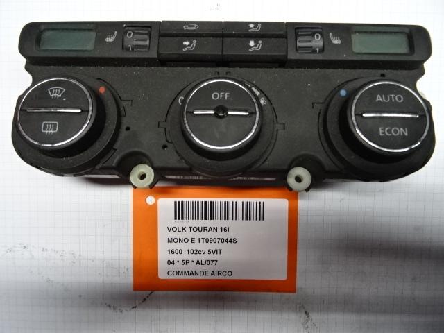 BEDIENINGSPANEEL AIRCO Touran (1T1 / T2) (1T0907044S), Auto-onderdelen, Gebruikt, Volkswagen