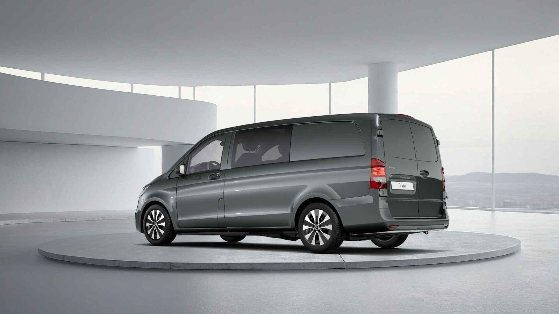 Mercedes-Benz Vito 119 CDI Mixto L2 PRO 9G-TRONIC | NAvigati, Automaat, Zwart, 2000 kg, 170 kW