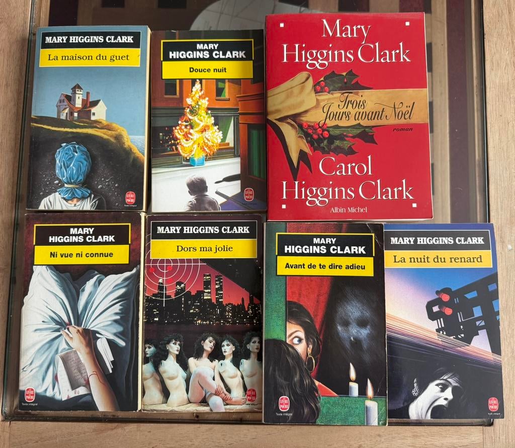 Lot 6 livres Mary Higgins Ckark, Enlèvement, Utilisé