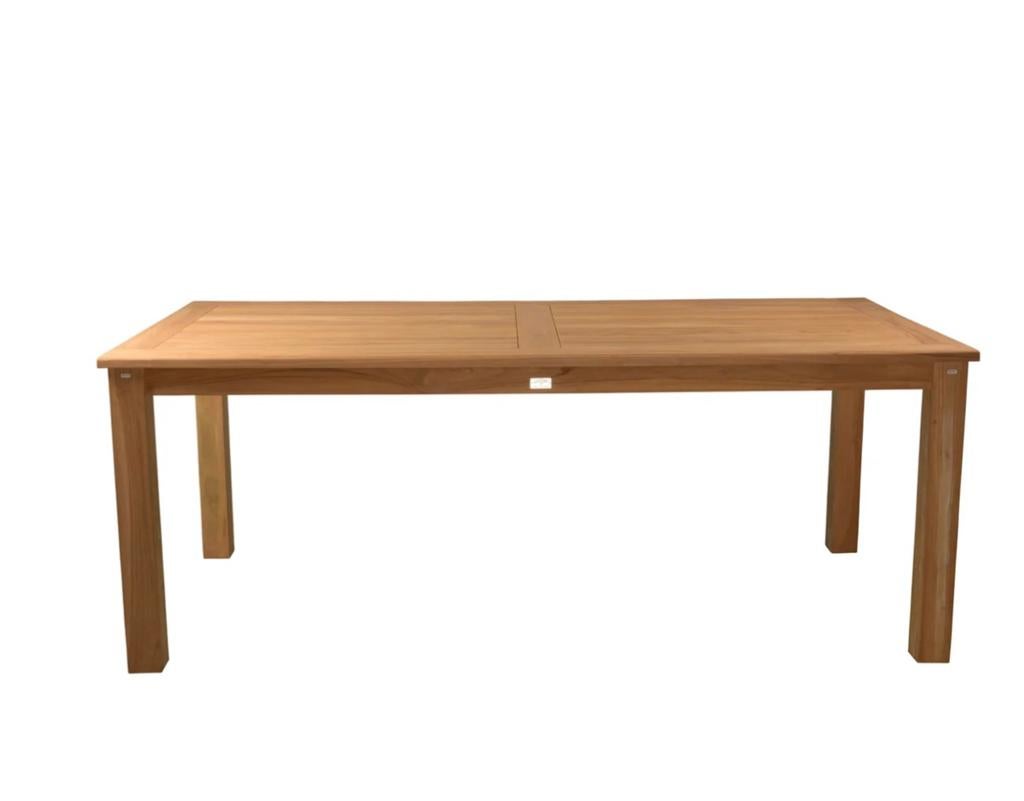 Teak tafel Bois le Duc 90x160 of 100x220 NIEUW, Huis en Inrichting, Tafels | Eettafels, Ophalen, Zo goed als nieuw