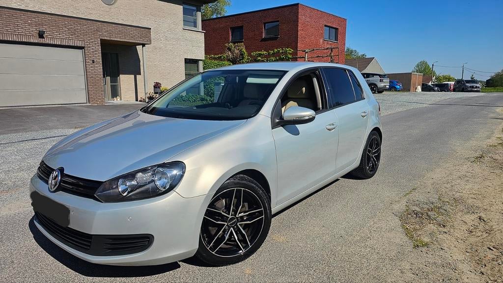 Volkswagen Golf 6 2.0L TDI/Automatich/92.000Km/Bj 2009/Leder, Auto's, Volkswagen, Automaat, Euro 5, Beige, 5 deurs