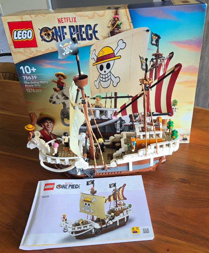 Lego One Piece 75639 The Going Merry Pirate Ship, Kinderen en Baby's, Speelgoed | Duplo en Lego, Zo goed als nieuw, Lego, Complete set