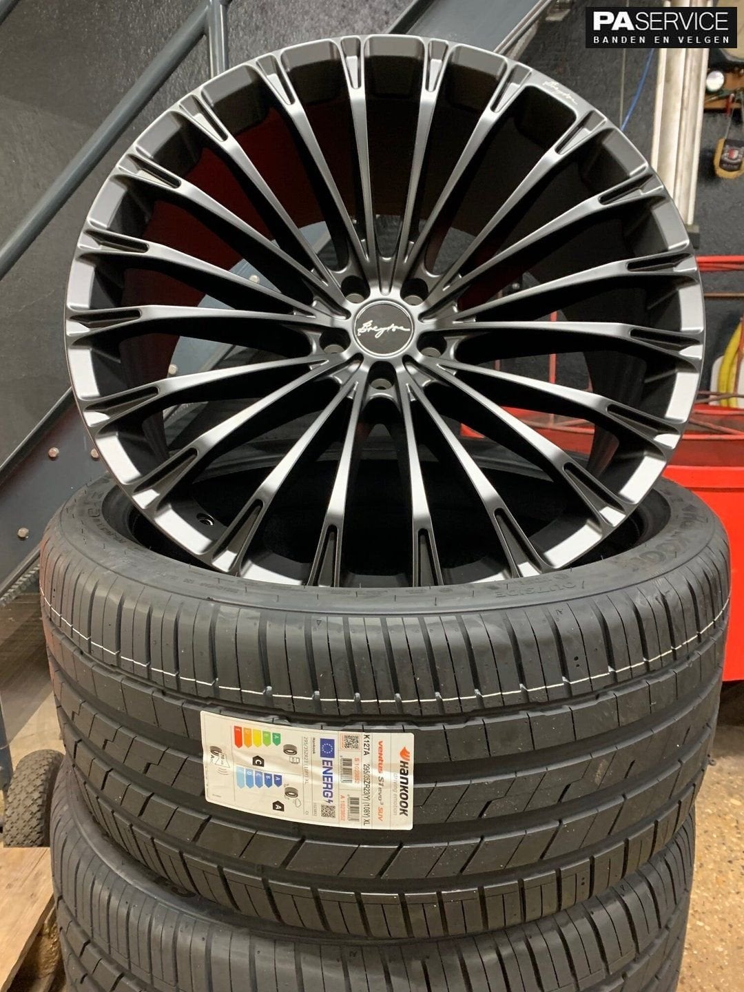 Nieuwe 23 inch Mattblack Breyton LS3 Audi Q8 velgen, Neuf, Pneus et Jantes, -, Autres dimensions