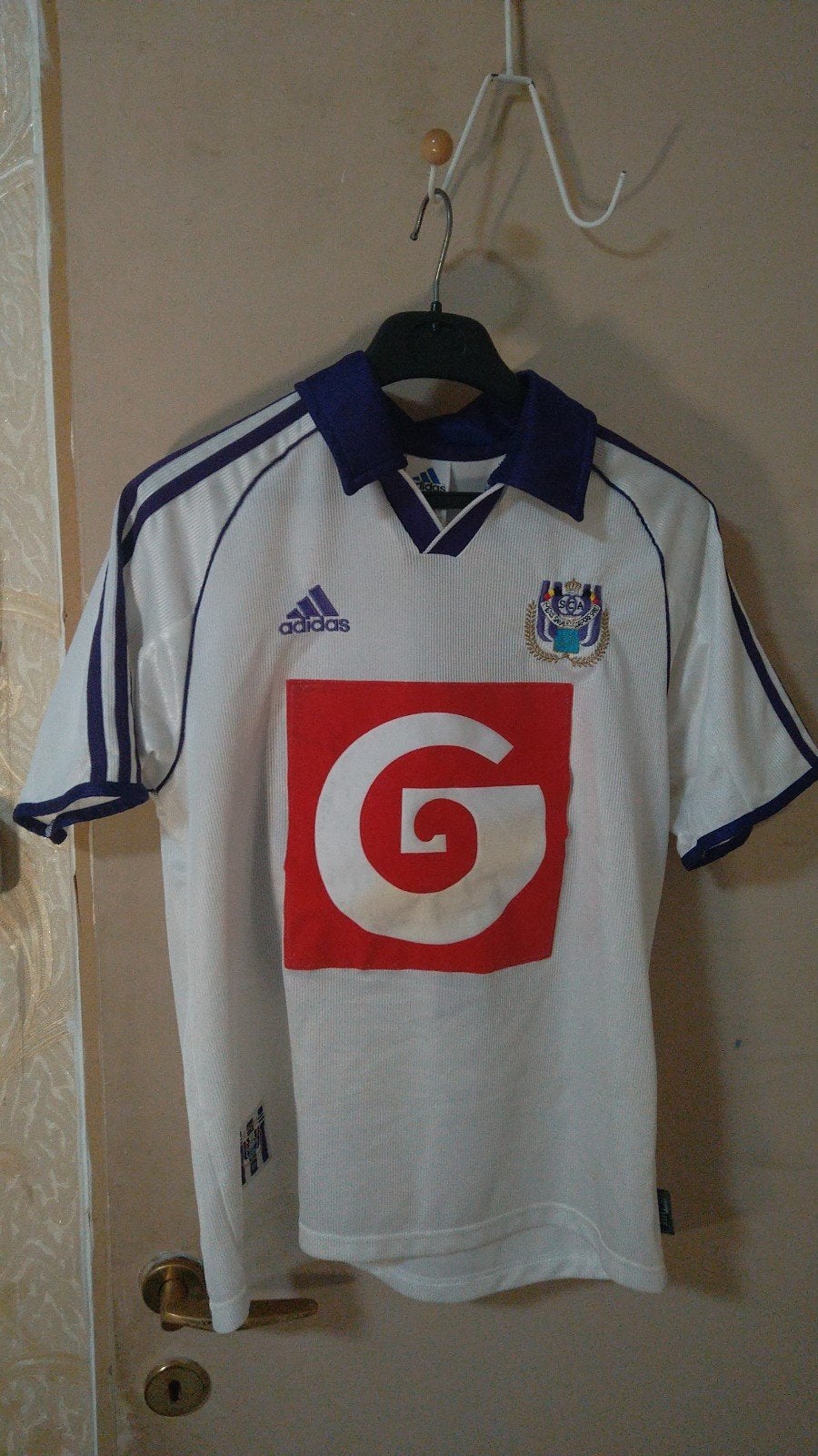 rsc anderlecht away shirt Zetterberg, Taille S, Envoi, Utilisé, Maillot