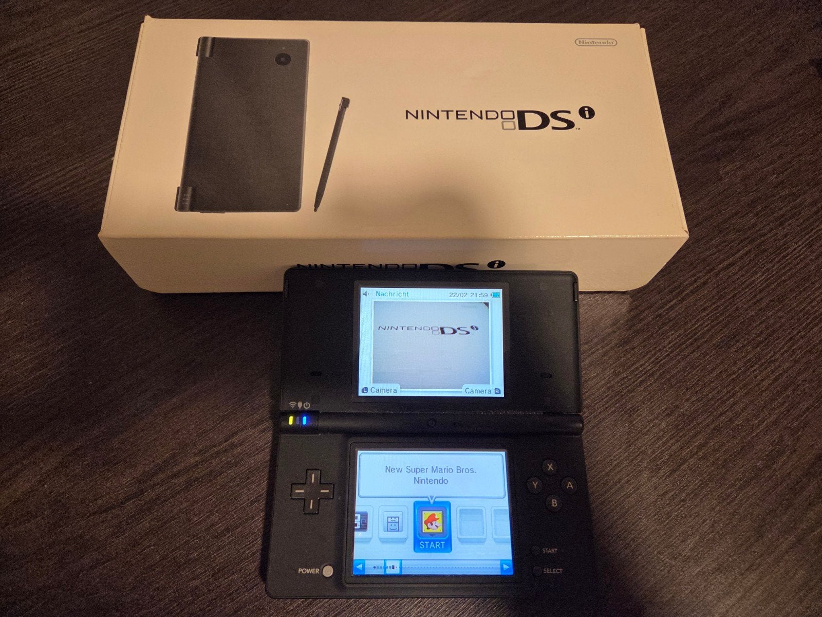 Nintendo DSi + originele doos, Consoles de jeu & Jeux vidéo, Enlèvement ou Envoi, Comme neuf, Noir, Dsi