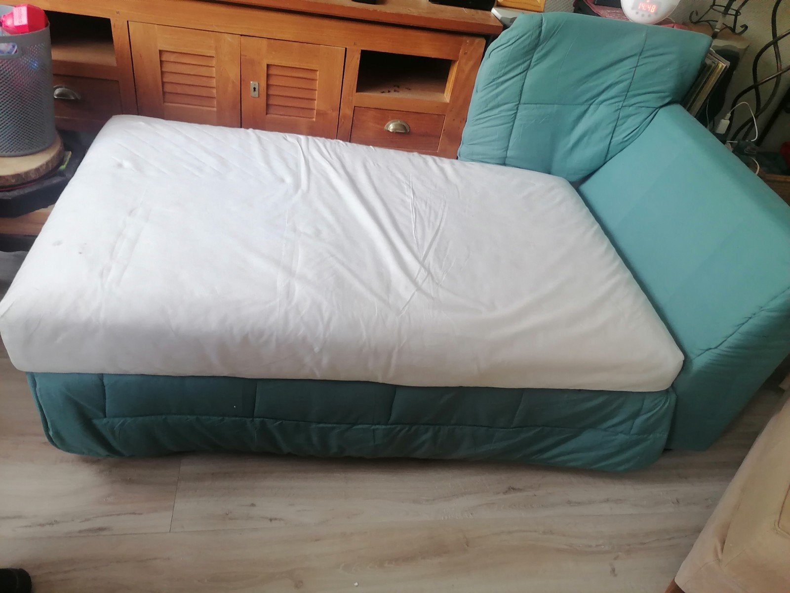 Chaise longue met opberging, Huis en Inrichting, Stoelen, Ophalen