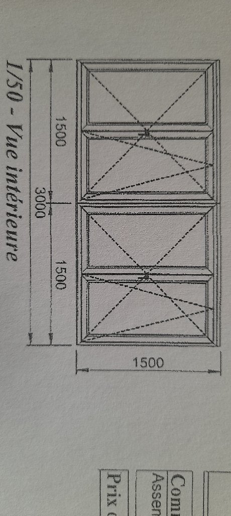 Chassis, Bricolage & Construction, Vitres, Châssis & Fenêtres, Double vitrage, 160 cm ou plus, 120 à 160 cm, Fenêtre de façade ou Vitre
