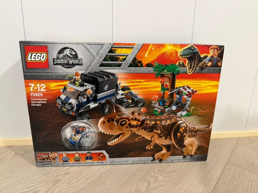 LEGO 75929 Carnotaurus Gyrosphere Escape 2018 Jurassic World, Neuf, Lego, Ensemble complet, Non ouvert/scellé