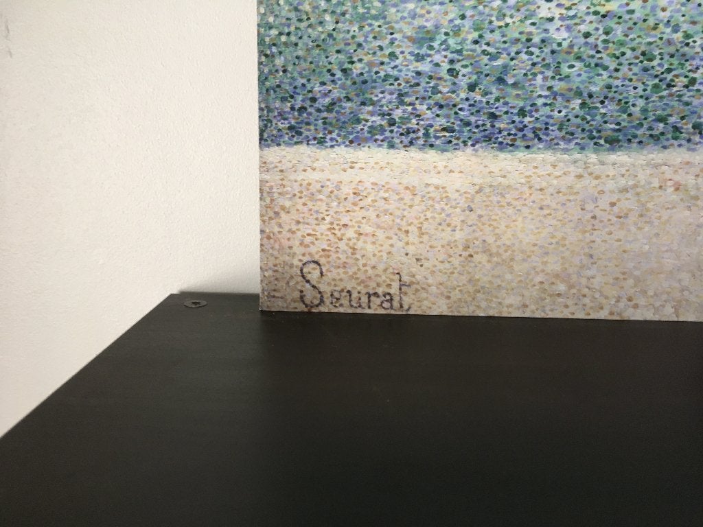Reproduction d’une oeuvre de Georges Seurat, Verzenden, Impressionistisch, Print, Maritiem / water