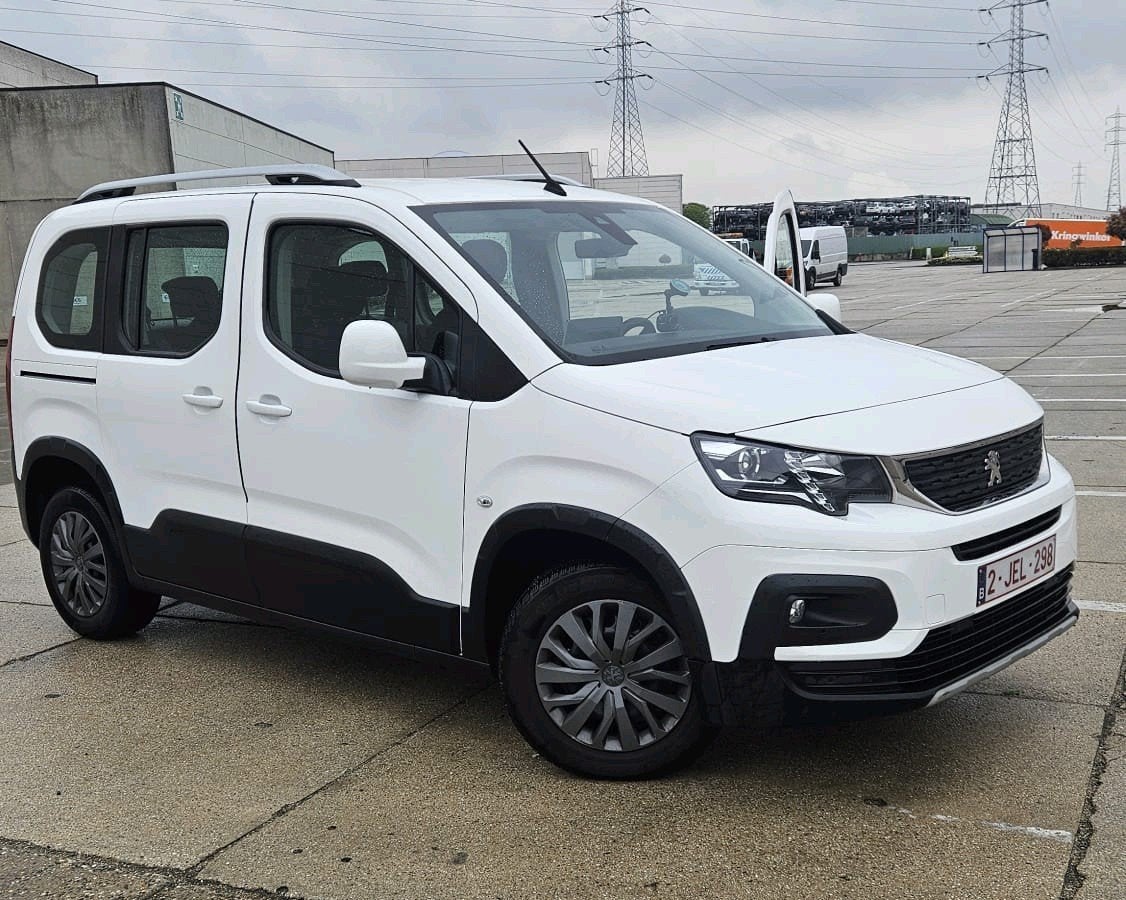 Peugeot Rifter 2019, Auto's, Voorwielaandrijving, Wit, 5 deurs, Particulier
