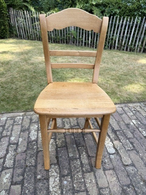 6 chaises de ferme en bois de chêne -, Maison & Meubles, Chaises, Comme neuf, Brun, Enlèvement, Cinq, Six Chaises ou plus