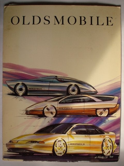 Oldsmobile Aerotech II/III 1989 Press kit Persmap, Envoi, Utilisé, Chevrolet