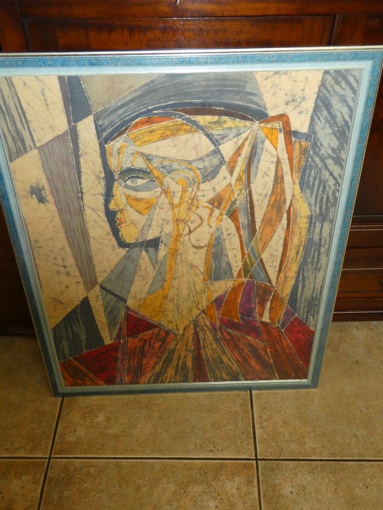 schilderij reproductie helena picasso., Ophalen, Portret of Personen
