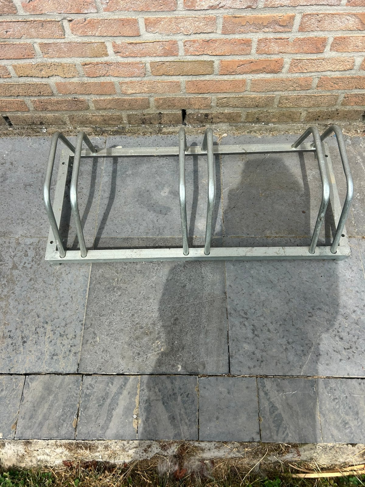 Stevig Verzinkt Fietsenrek voor 3 Fietsen - Goede Staat, Ophalen, Zo goed als nieuw