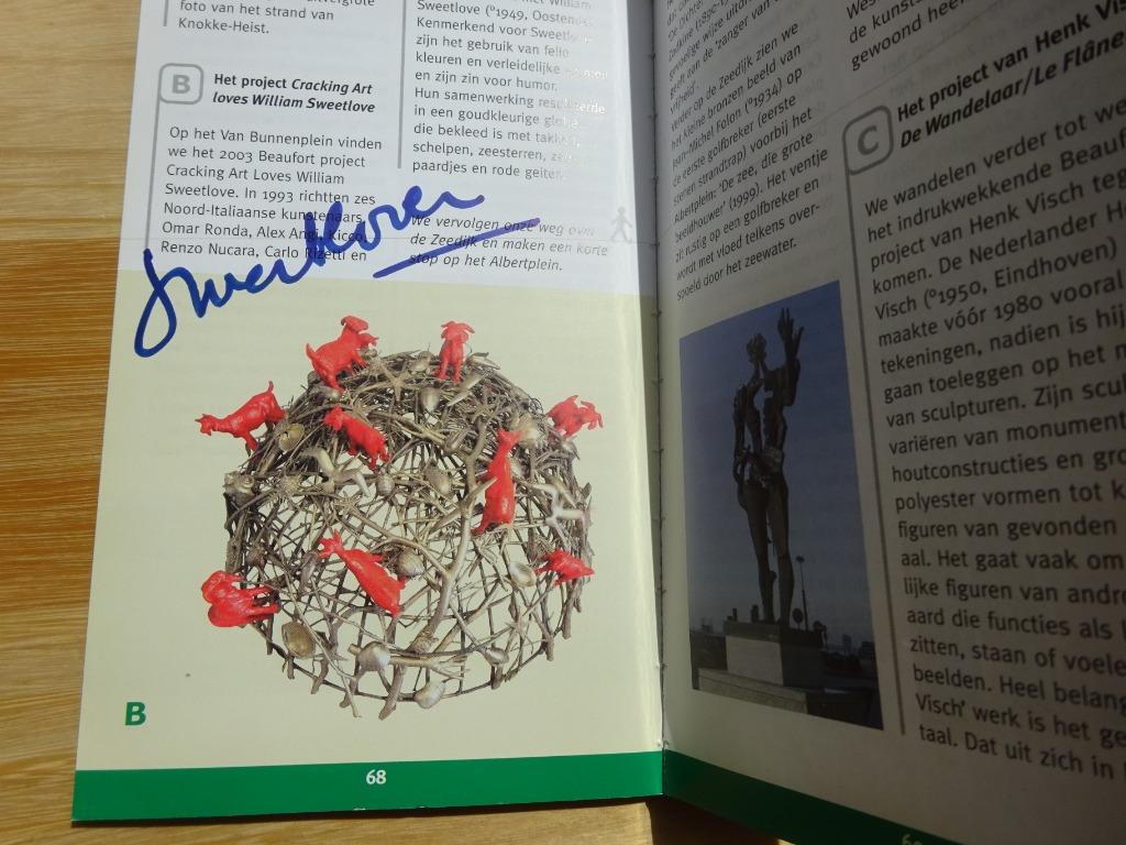 Beaufort 2003, Wandelgids / signatuur Sweetlove - signed by, Boeken, Ophalen of Verzenden, Zo goed als nieuw, Schilder- en Tekenkunst