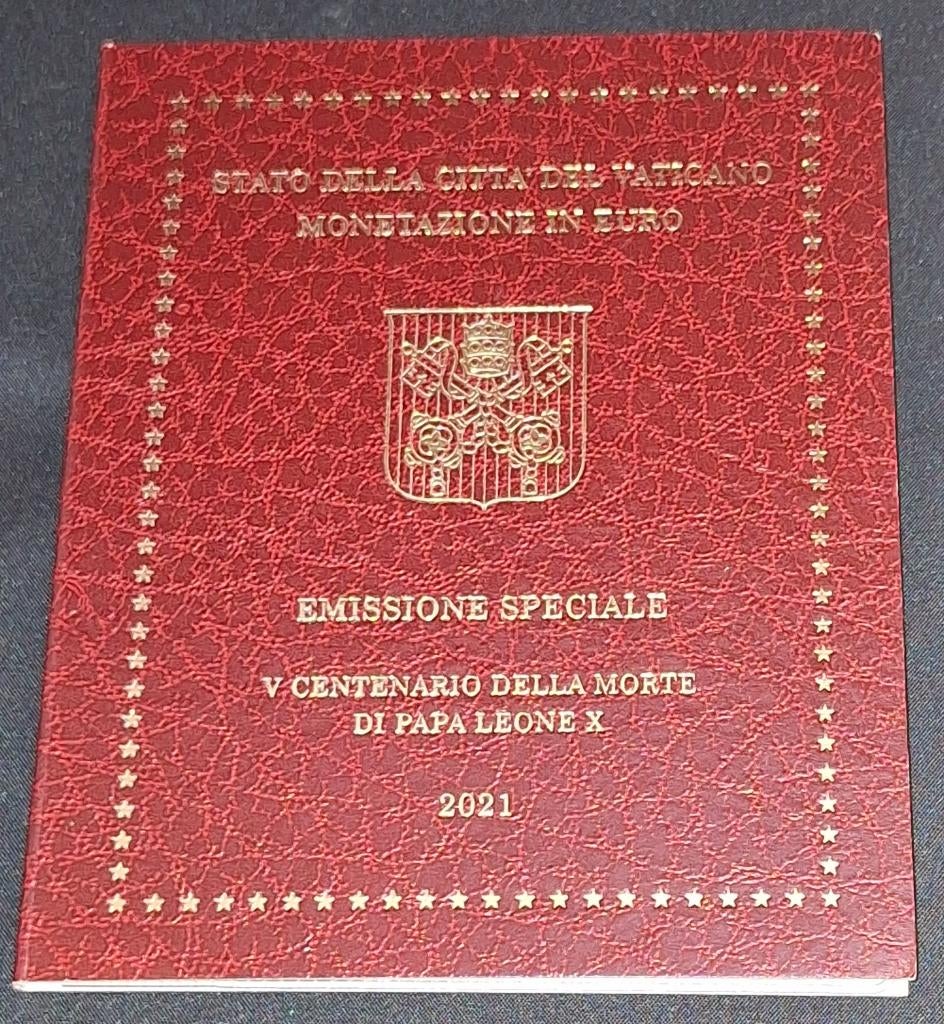 Vaticaan jaarset 9 munten 2021 BU (incl 5 euro), Timbres & Monnaies, Monnaies | Europe | Monnaies euro, Enlèvement ou Envoi, Vatican