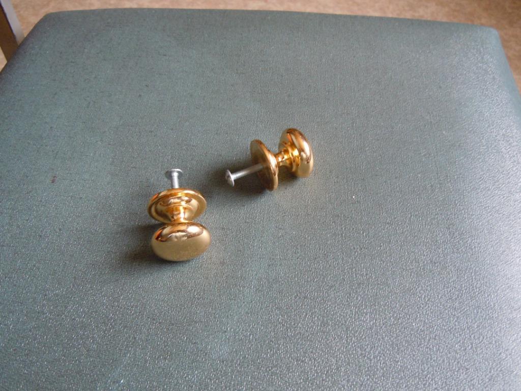 Deurknoppen ( 2 stuks), Enlèvement ou Envoi, Utilisé, Métal, Autres types