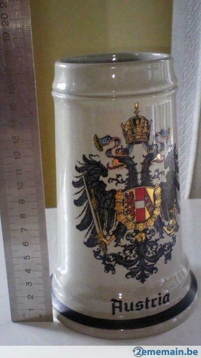 bierkroes Oostenrijk, Antiek en Kunst, Antiek | Keramiek en Aardewerk, Ophalen of Verzenden