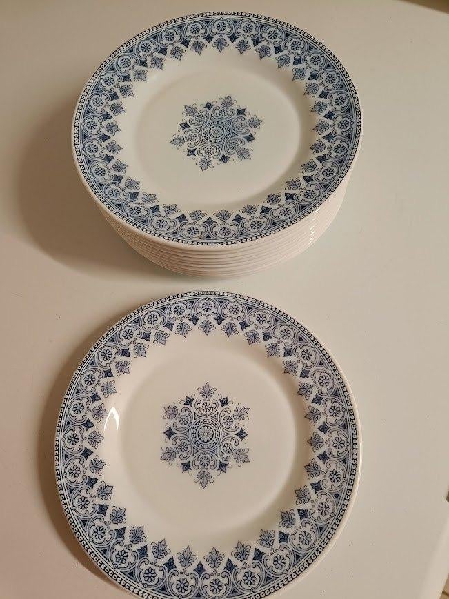 Vintage dessertbordjes, Ophalen, Zo goed als nieuw