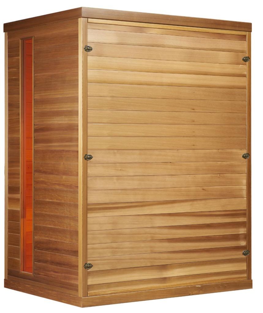 Infraroodsauna met diepere werking Quartstralers! 3 pers, Ophalen, Nieuw, Infrarood, Complete sauna