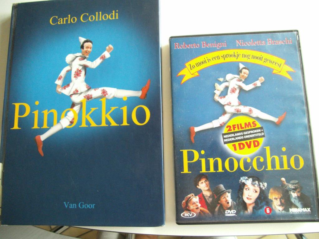 Pinokkio (boek + dvd), Livres, Livres pour enfants | Jeunesse | 10 à 12 ans, Comme neuf, Enlèvement ou Envoi
